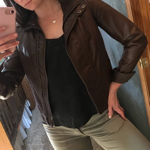 Quinn leather jacket